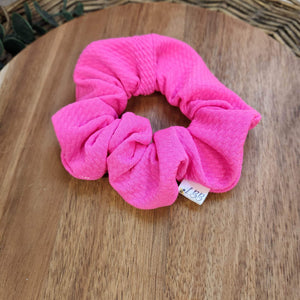 Bubble Gum Pink Scrunchie