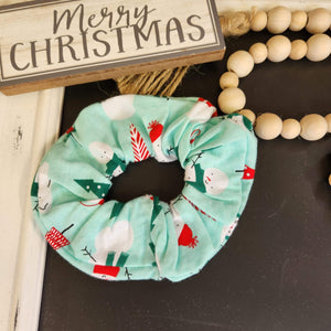 Snowman Scrunchie