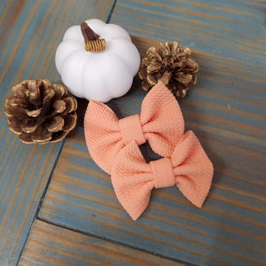Orange Cream Mini Piggies on Clips