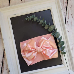 Blush Pink Satin Baby Wrap