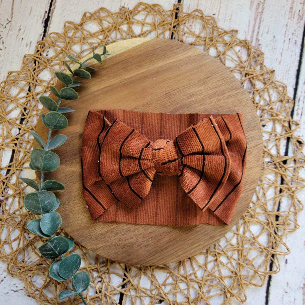 Rust Corduroy Toddler Wrap