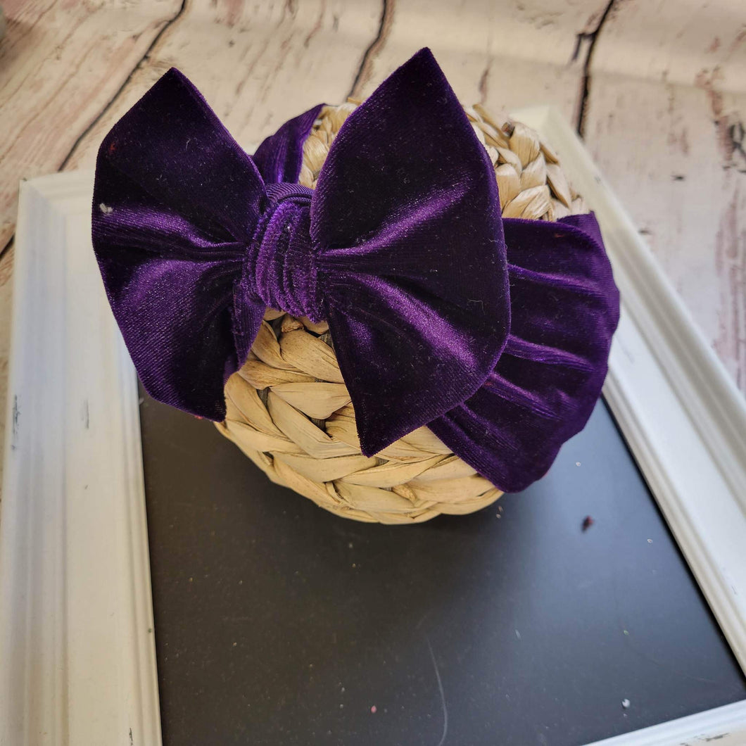 Purple Velvet Toddler Wrap