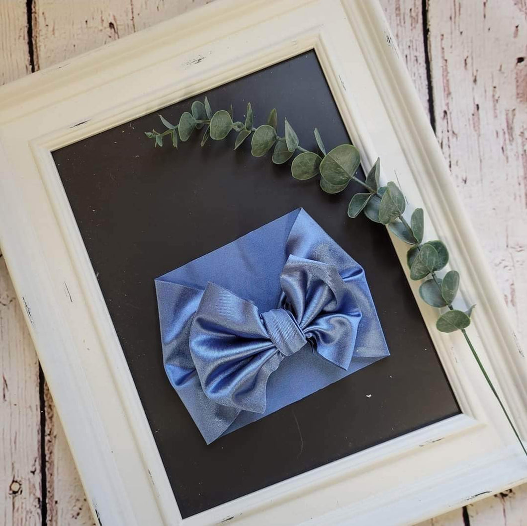 Denim Satin Baby Wrap