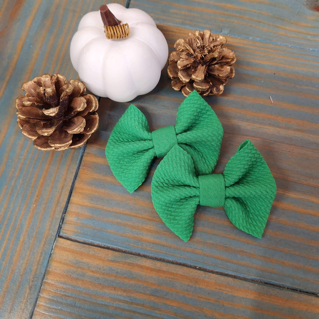Green Mini Piggies on Clips