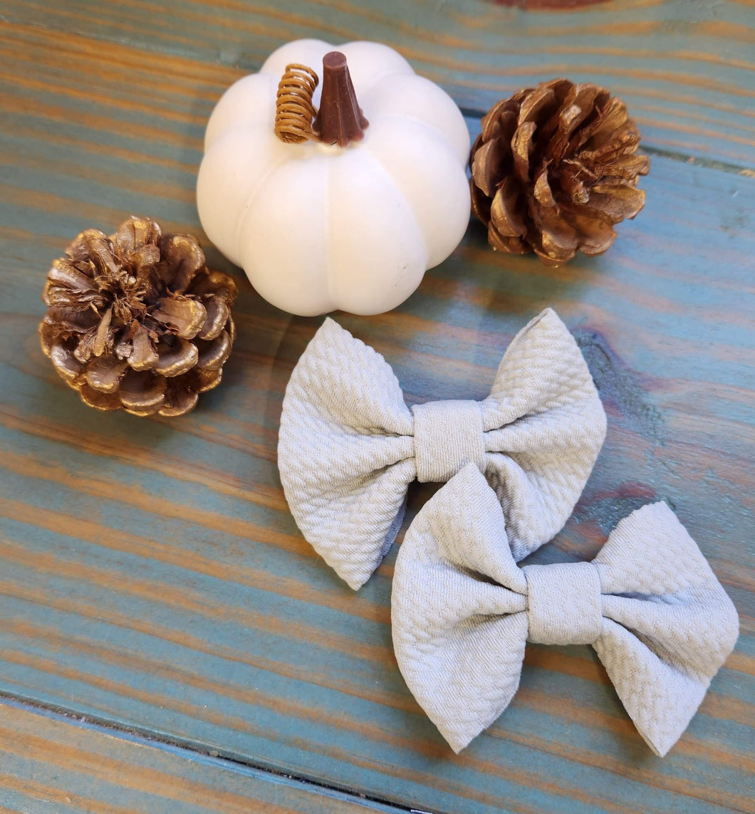 Sage Mini Piggies on Clips