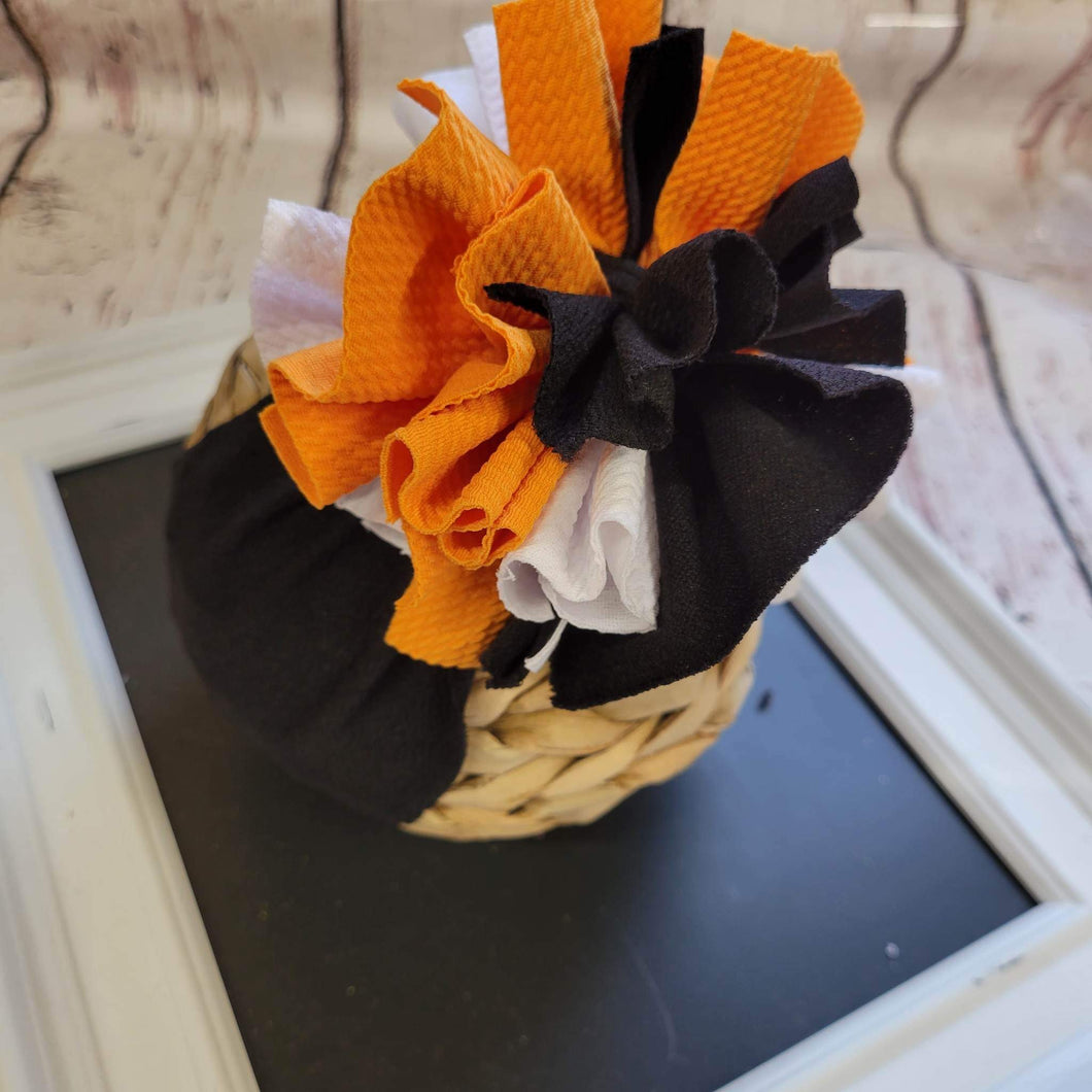 Black & Orange Toddler Messy Wrap